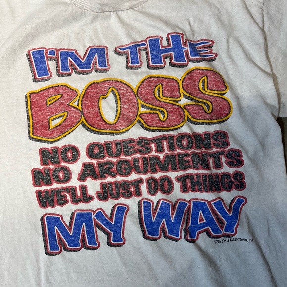 Vintage graphic tee jerzees  90s sun faded - Picture 2 of 6